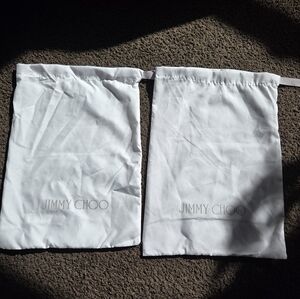 Jimmy Choo White Dust Bags